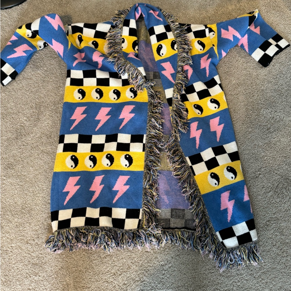 Dressed In Lala Fringe Cardigan s/m